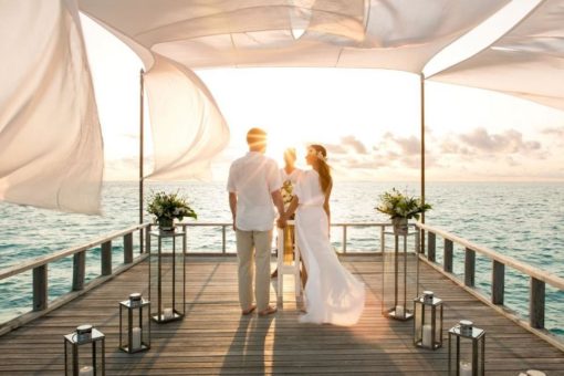 „Ja-Wort“ auf dem Piano Deck  von Baros Maldives