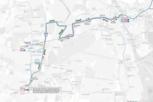 Bauarbeiten auf der Stadtbahnlinie 9: Ersatzverkehr mit Bussen nach „Empelde“ startet bereits ab „Schwarzer Bär“
