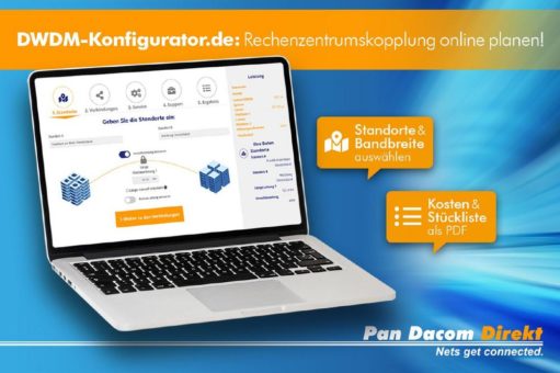 Neu: Rechenzentrumskopplung (DCI) per Online-Preis-Konfigurator