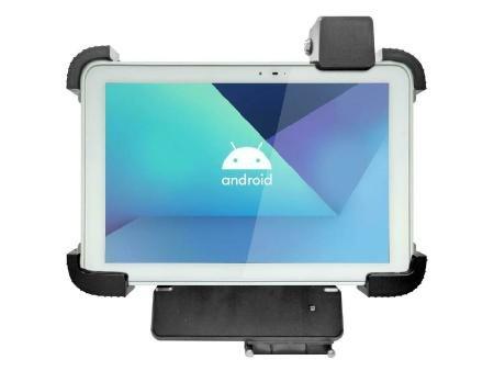 Future Pad FPQ10: Das dünne Industrie-Tablet kann jetzt mit aktiver Halterung auch in Fahrzeugen verwendet werden