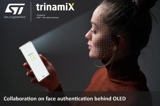 STMicroelectronics und trinamiX arbeiten für Gesichtsauthentifizierung hinter OLED-Display zusammen – Live-Präsentation auf der IFA 2022