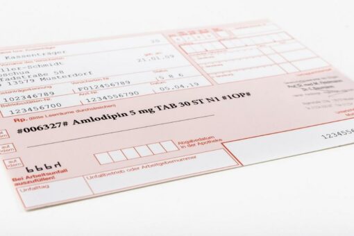 Arzneimittel-Rezepte je nach Farbe unterschiedlich lange gültig