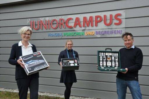 MINT-STIFTUNG-LÜBECK unterstützt und fördert MINT-Projekte des JuniorCampus mit neuen Experimentier- und Modellkoffer-Sets