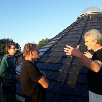 „Solar butterfly“ auf artefact-Besuch