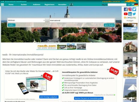 Global gedacht – reedb.com vernetzt Immobilienangebote auf der ganzen Welt