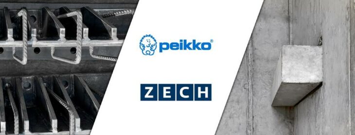 Enge Zusammenarbeit von Peikko mit Zech: Erwerb des Patents von Treppenauflagerkonsolen