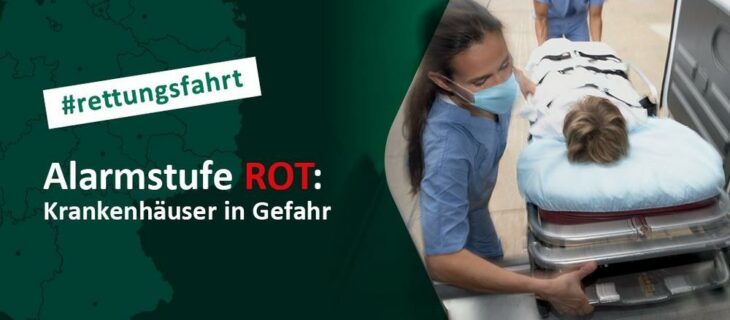 An Kliniken herrscht „Alarmstufe ROT“