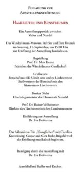 Vernissage Winckelmann-Museum 11.9.22