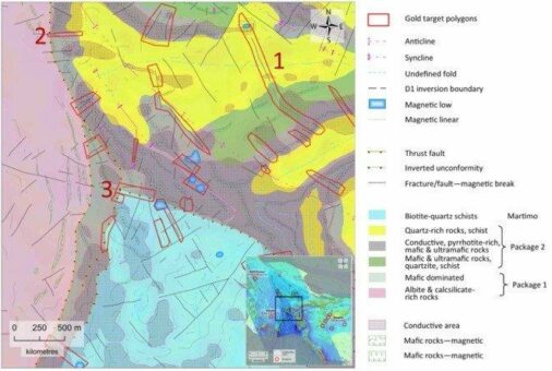 Magnetische Untersuchung durch Mawson zeigt neue Explorationsziele in Finnland auf