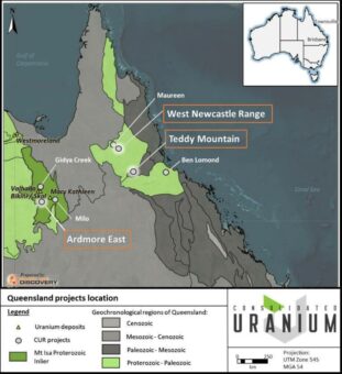 Consolidated Uranium erwirbt drei weitere Uran-, Vanadium- und Seltene Erden-Projekte in Queensland, Australien