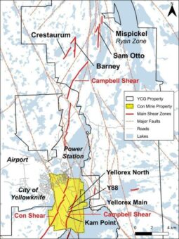 Gold Terra gibt erste Mineralressourcenschätzung mit 109.000 Unzen Gold in der angezeigten und 432.000 Unzen Gold in der abgeleiteten Kategorie auf Grundstück Con Mine Option bekannt