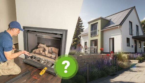 Energieeffizienzhaus mit Kamin: Lohnt sich das?