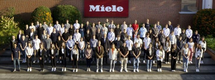 Auszubildende und Studierende starten bei Miele