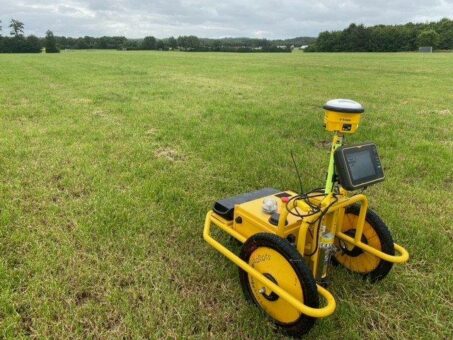 Praxis: Ob beim Wacken Open Air oder im Straßenbau – mit dem Absteckroboter schneller zum Ziel