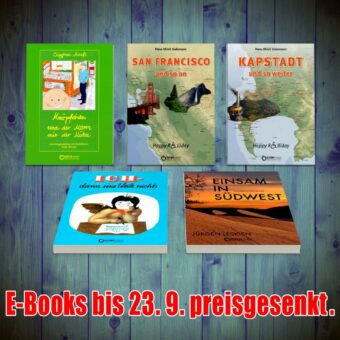 Überraschung zu Mamas Geburtstag, Weltreisen mit Rollstuhl und Übernachten auf dem Wohnschiff – Fünf E-Books von Freitag bis Freitag zum Sonderpreis