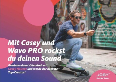 JOBY startet große Audio-Kampagne mit YouTube-Star Casey Neistat