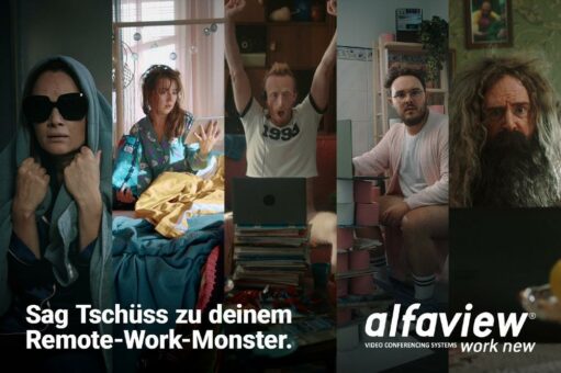 „Sag Tschüss zu deinem Remote-Work-Monster“ – alfaview® startet neue Online-Kampagne