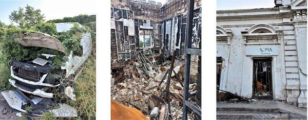 ADRA-Büro in Mariupol eine Ruine