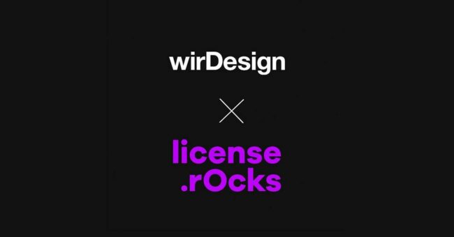 wirDesign und NFT-Spezialist license.rocks gehen strategische Partnerschaft ein