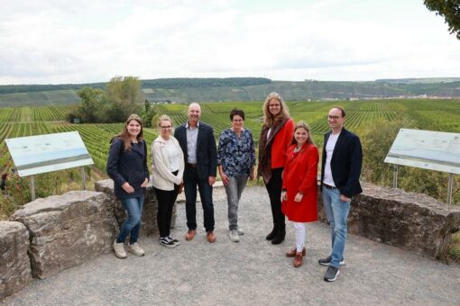 Royaler Besuch im fränkischen Weinanbaugebiet