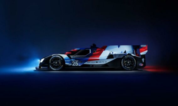 Weltpremiere in Los Angeles: BMW M Motorsport enthüllt BMW M Hybrid V8 in seinem Renndesign und stellt IMSA-Fahrer für die Saison 2023 vor.