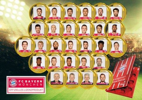 Bayerisches Münzkontor® verausgabt exklusiv lizensierte Fan-Prägungen des FC Bayern München