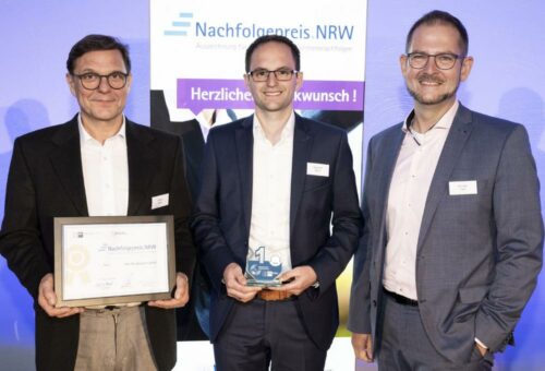 Pro Trockeneis GmbH auf Platz 1 beim Nachfolgepreis.NRW