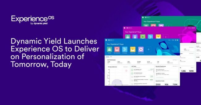 Next-Level-Personalisierung: Dynamic Yield launcht Experience OS