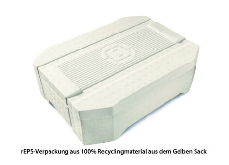 Erfolgreiches Pilotprojekt: Recyceltes EPS/Styropor aus dem Gelben Sack wird zu neuen Verpackungen