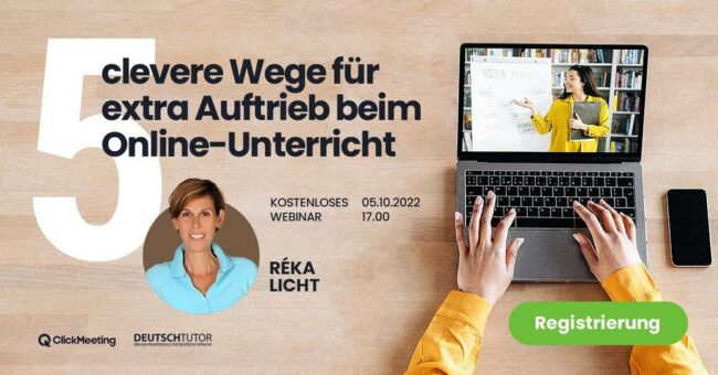 Webinar: Schlüsselfaktoren für gelungenen Online-Unterricht