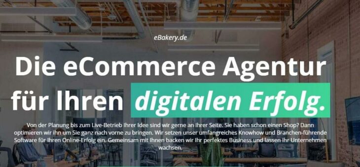 Xentral Agentur Referenzen: eBakery ist ein etablierter Ansprechpartner