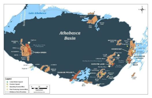 Uranium Energy Corp. erbohrt 68,7 % eU3O8 über 2,1 Meter auf dem neu erworbenen Projekt Christie Lake im östlichen Athabasca-Becken, Kanada
