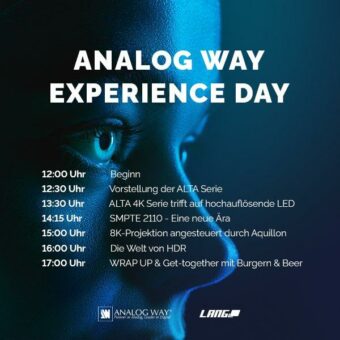 Der ANALOG WAY EXPERIENCE DAY