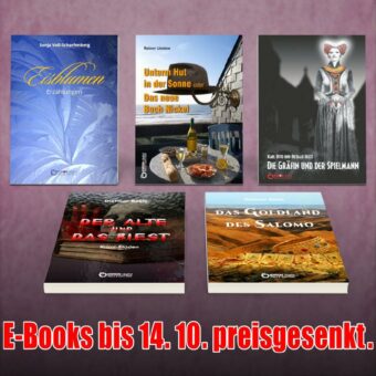 Schlaflose Nächte, ein Glückskind sucht eine Frau und eine Pistole in der Innentasche – Fünf E-Books von Freitag bis Freitag zum Sonderpreis