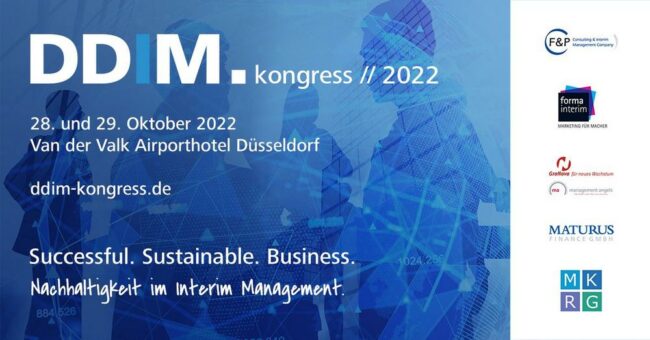 DDIM.kongress // 2022 – Successful. Sustainable. Business.