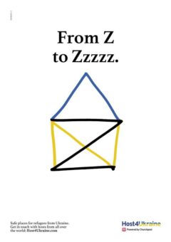 „From Z to Zzzzz“ – Aus einem Kriegssymbol wird ein Zeichen der Hoffnung.