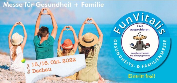 FunVitalis Gesundheits- und Familienmesse am 15./16.10. in Dachau – Eintritt frei!