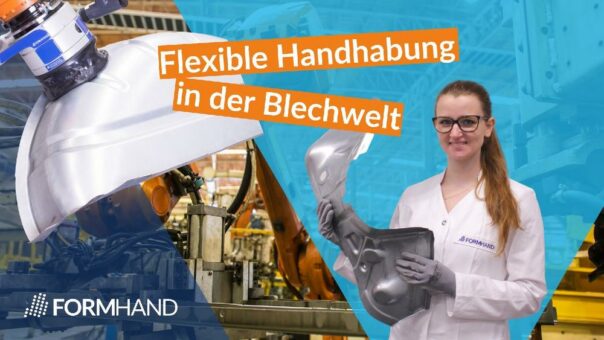 FORMHAND und UNIVER GmbH präsentieren innovative Kooperation zur Blechhandhabung auf der EuroBLECH 2022