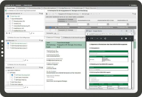 Führendes BCM-Tool nach BSI-Standard 200-4 wird um Business-Continuity-Strategien und Geschäftsfortführungsplanung erweitert