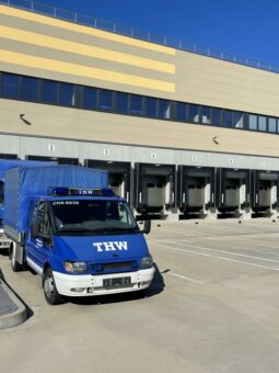 LIP-Logistikzentrum Obernburg: Technisches Hilfswerk nutzt weitere 10.000 Quadratmeter