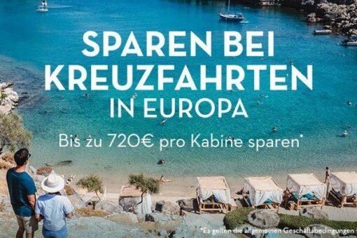 Celebrity Cruises bietet Preisvorteile für Europa-Kreuzfahrten