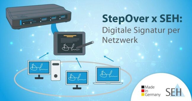 Betrieb von Unterschriftenpads per Netzwerk – StepOver & SEH