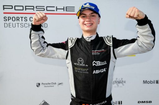 Ausnahmetalent wird jüngster Deutscher Meister im Porsche Sports Cup