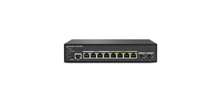 LANCOM GS-3510XP: Lüfterloser Multi-Gigabit Ethernet Access Switch mit PoE