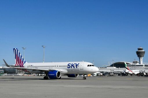 SKY express neu ab München: Airline bietet über ihr Drehkreuz Athen Flüge zu insgesamt 34 griechischen Zielen