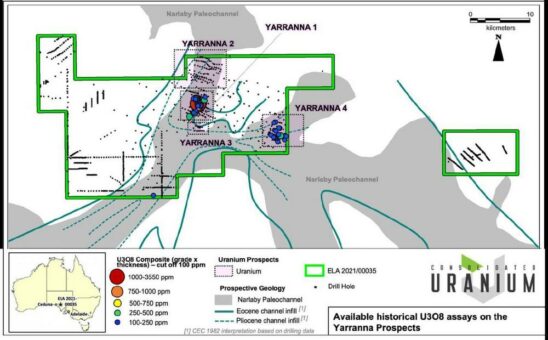 Consolidated Uranium steigt mit dem Erwerb des Yarranna-Uranprojekts in Südaustralien ein