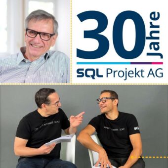 SQL Projekt AG feiert Geburtstag: 30 Jahre Digitalisierung gemeinsam gestalten
