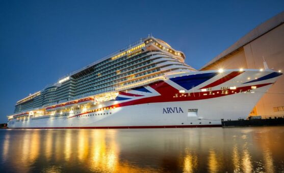 MEYER WERFT überführt Kreuzfahrtschiff Arvia