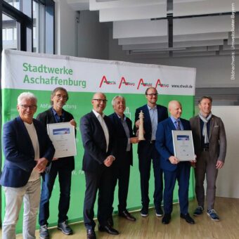 Auszeichnung Leuchtturmprojekt 2022 für Stadtwerke Aschaffenburg