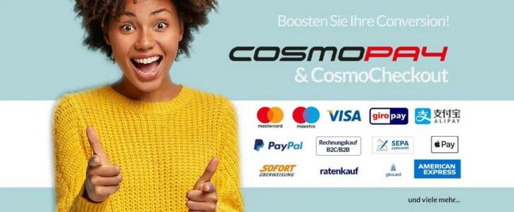 CosmoShop bietet eigene Payment Lösung & OnePage Checkout